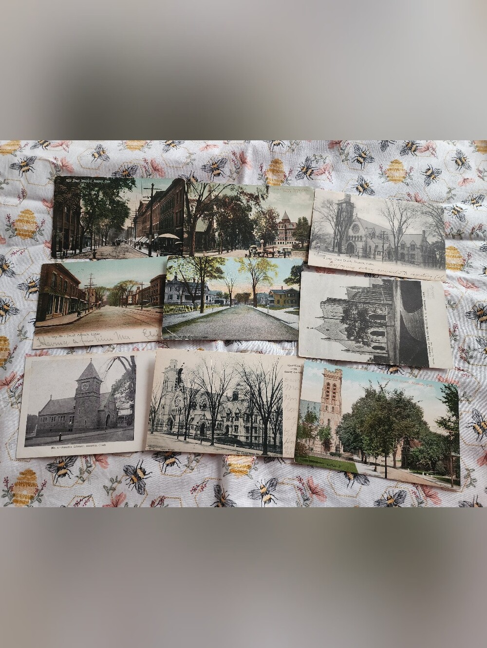 Vintage Ansonia, Ct Postcard Lot. 33 Pcs.